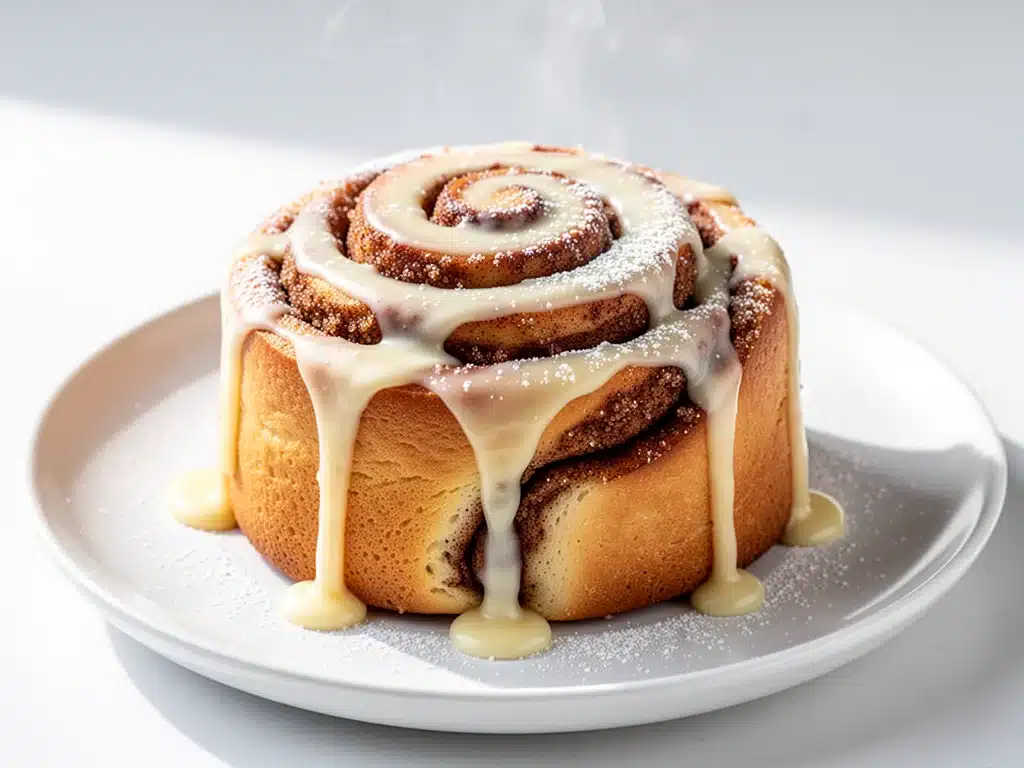 Home 8 homemade cinnamon roll cake - featured image