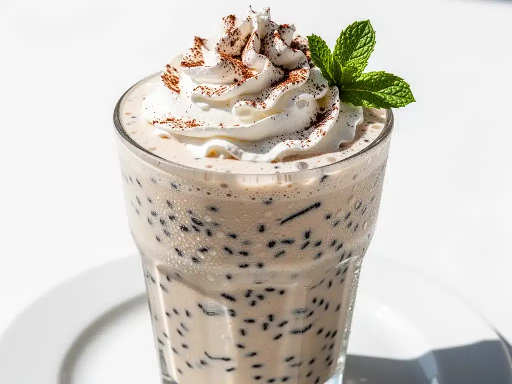 Homemade Vanilla Bean Frappuccino: Easy Iced Coffee Recipe 4 homemade vanilla bean frappuccino preparation steps