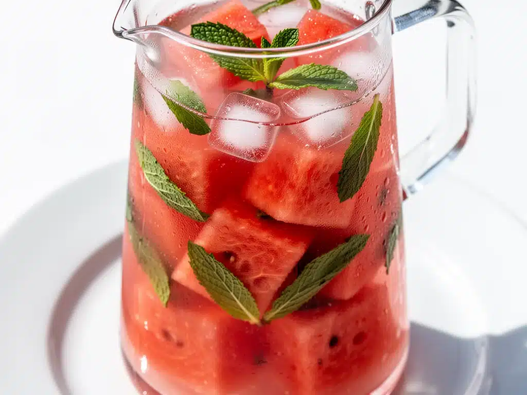 Homemade Watermelon Mint Cooler - featured image