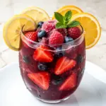 Labor Day Frozen Berry Sangria Slush - featured image