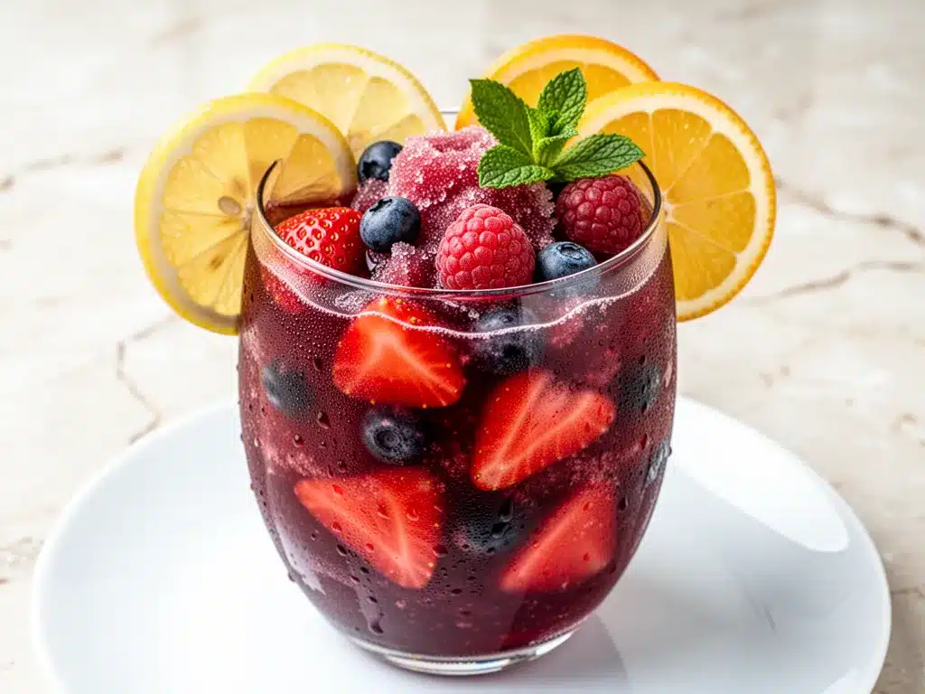 Labor Day Frozen Berry Sangria Slush: 5-Step Summer Slushie 4 Labor Day Frozen Berry Sangria Slush preparation steps