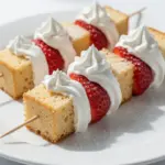 Labor Day Strawberry Shortcake Skewers - featured image