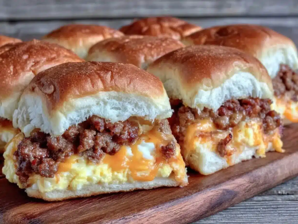Make Ahead Tailgate Breakfast Sliders: Grandmother’s Slow Recipe 4 Make Ahead Tailgate Breakfast Sliders preparation steps