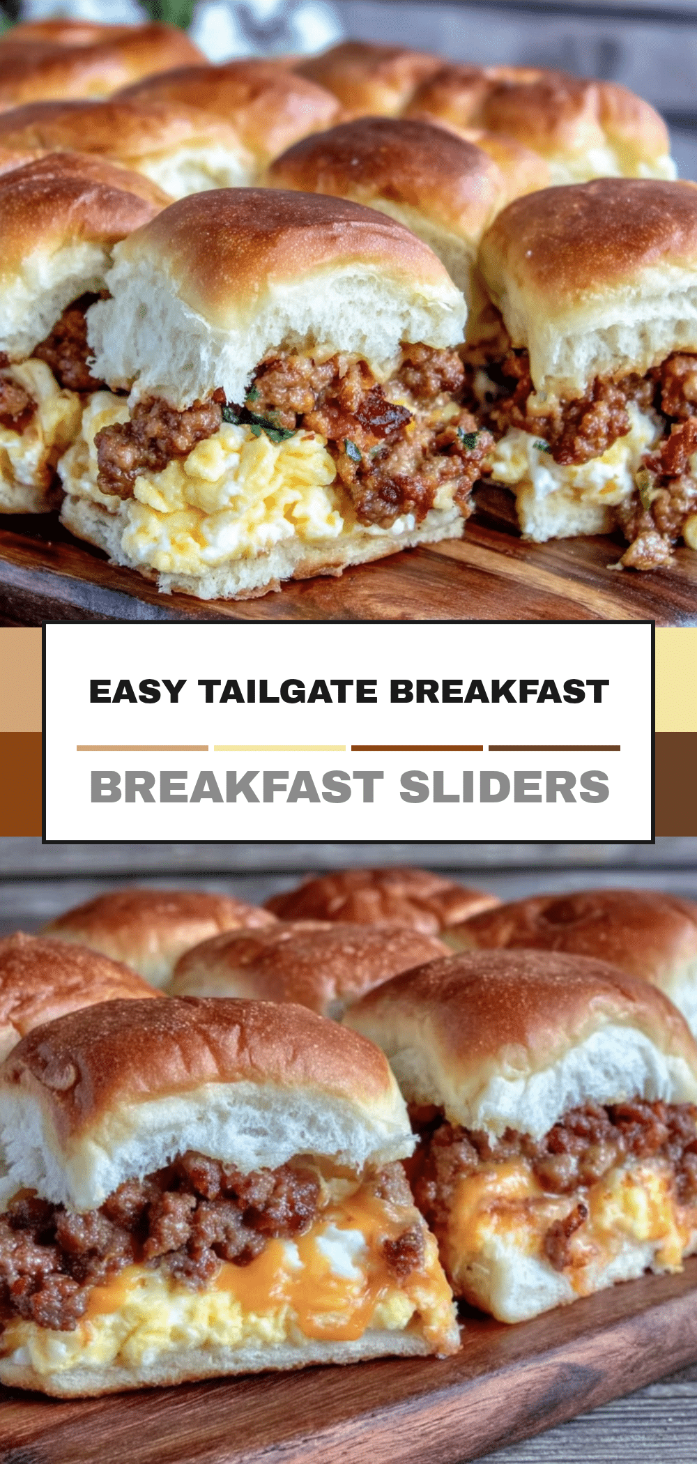 Make Ahead Tailgate Breakfast Sliders: Grandmother’s Slow Recipe 5 Make Ahead Tailgate Breakfast Sliders recipe