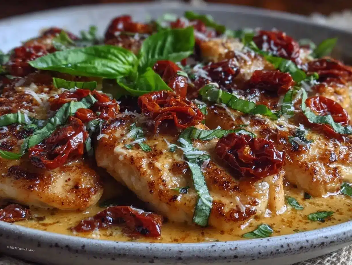 Marry Me Chicken: Best Creamy Sun-Dried Tomato Sauce 4 Marry Me Chicken preparation steps