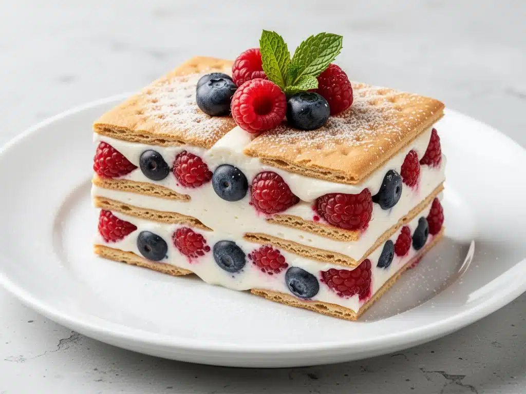 Home 1 no bake berry icebox cake - featured image