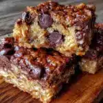 no-bake chocolate chip granola bars - featured image