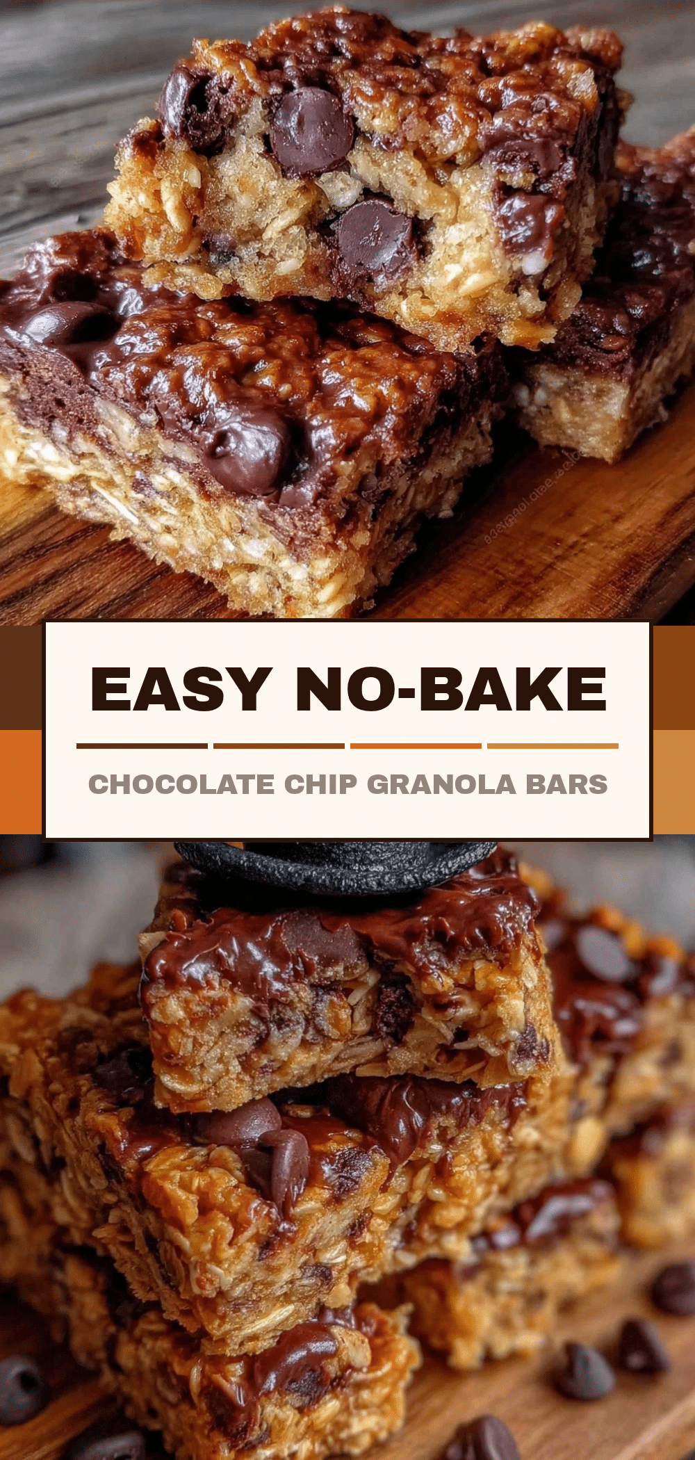 No-Bake Chocolate Chip Granola Bars: Easy Back-to-School Snack 5 no-bake chocolate chip granola bars recipe