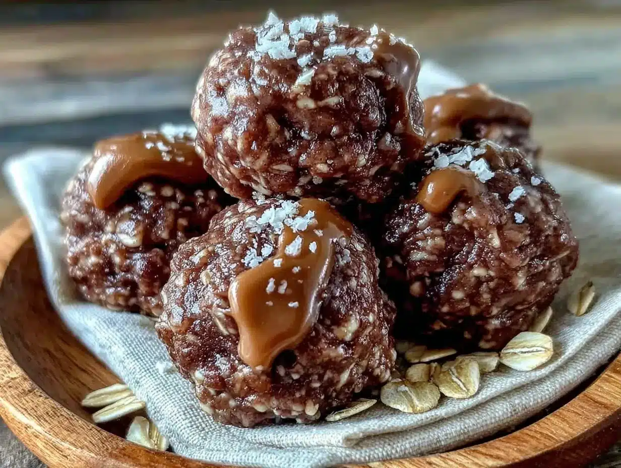 No-Bake Chocolate Peanut Butter Energy Balls: Make Once, Eat 4 Times 4 no-bake chocolate peanut butter energy balls preparation steps
