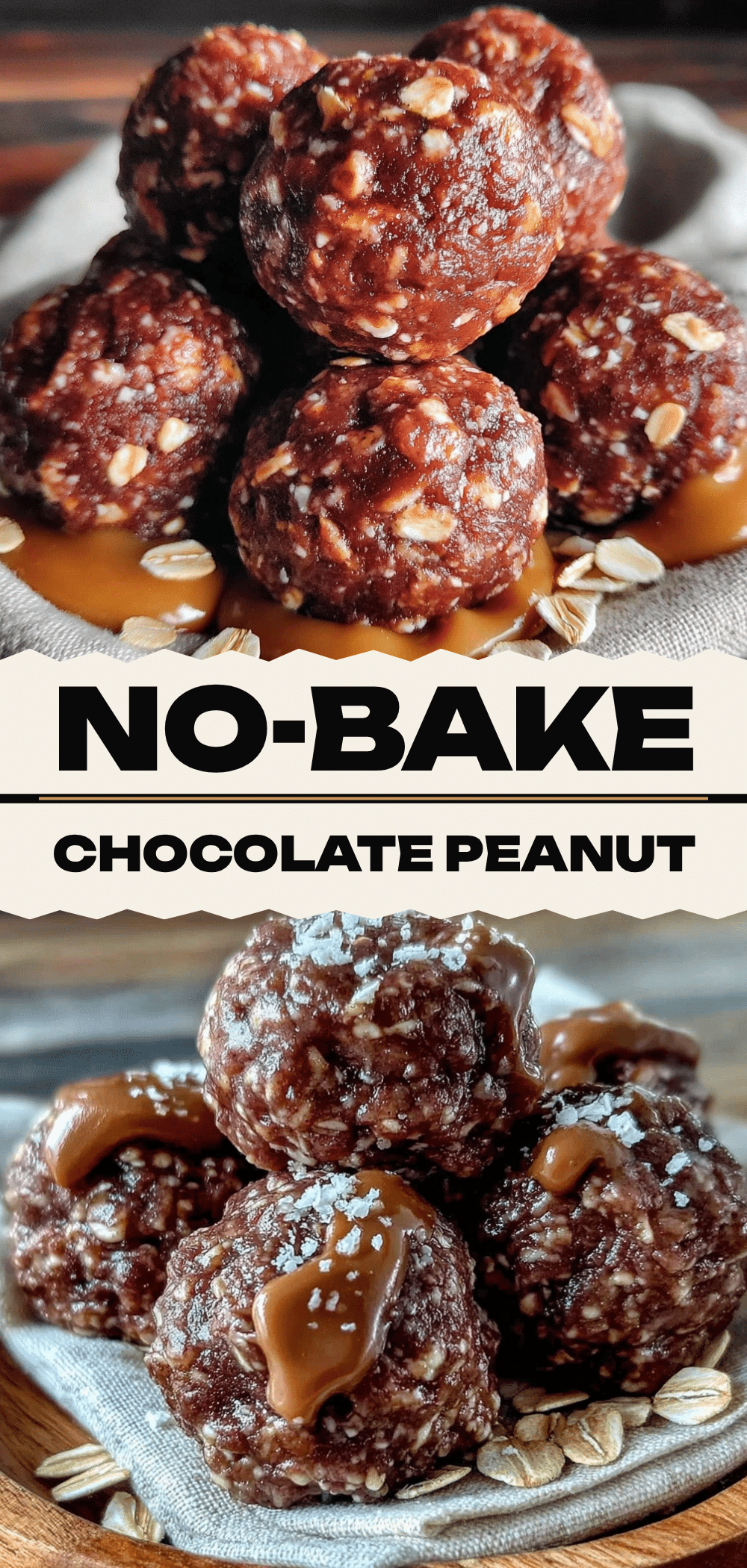 No-Bake Chocolate Peanut Butter Energy Balls: Make Once, Eat 4 Times 5 no-bake chocolate peanut butter energy balls recipe