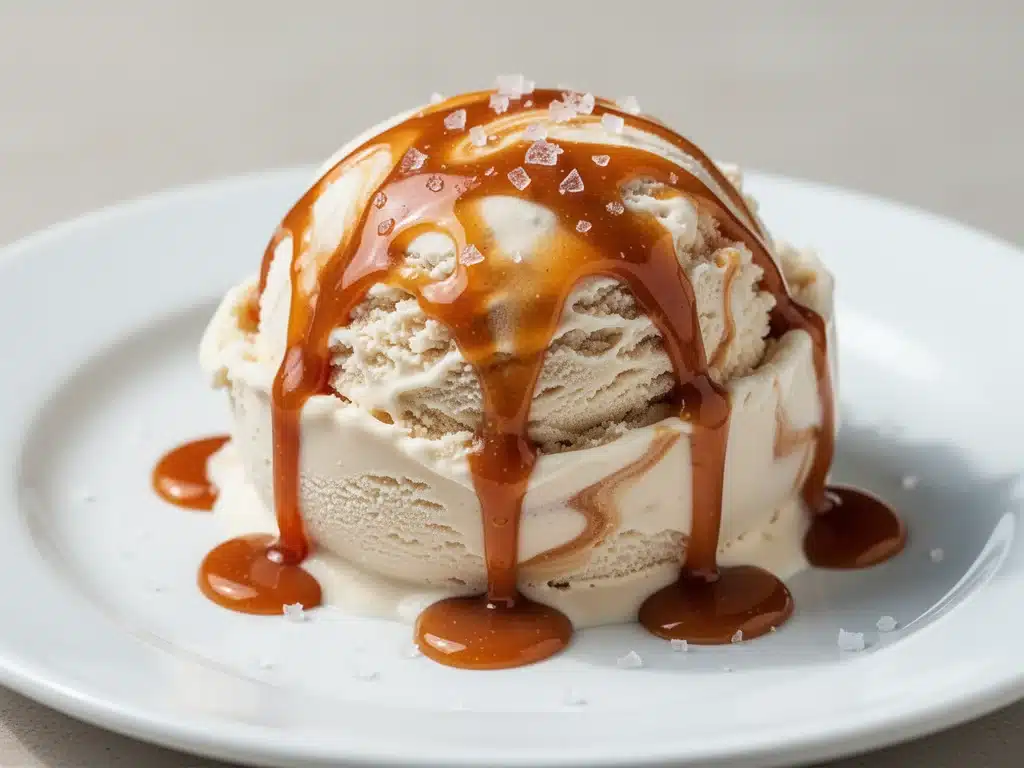 Home 6 no-churn salted caramel ice cream - featured image