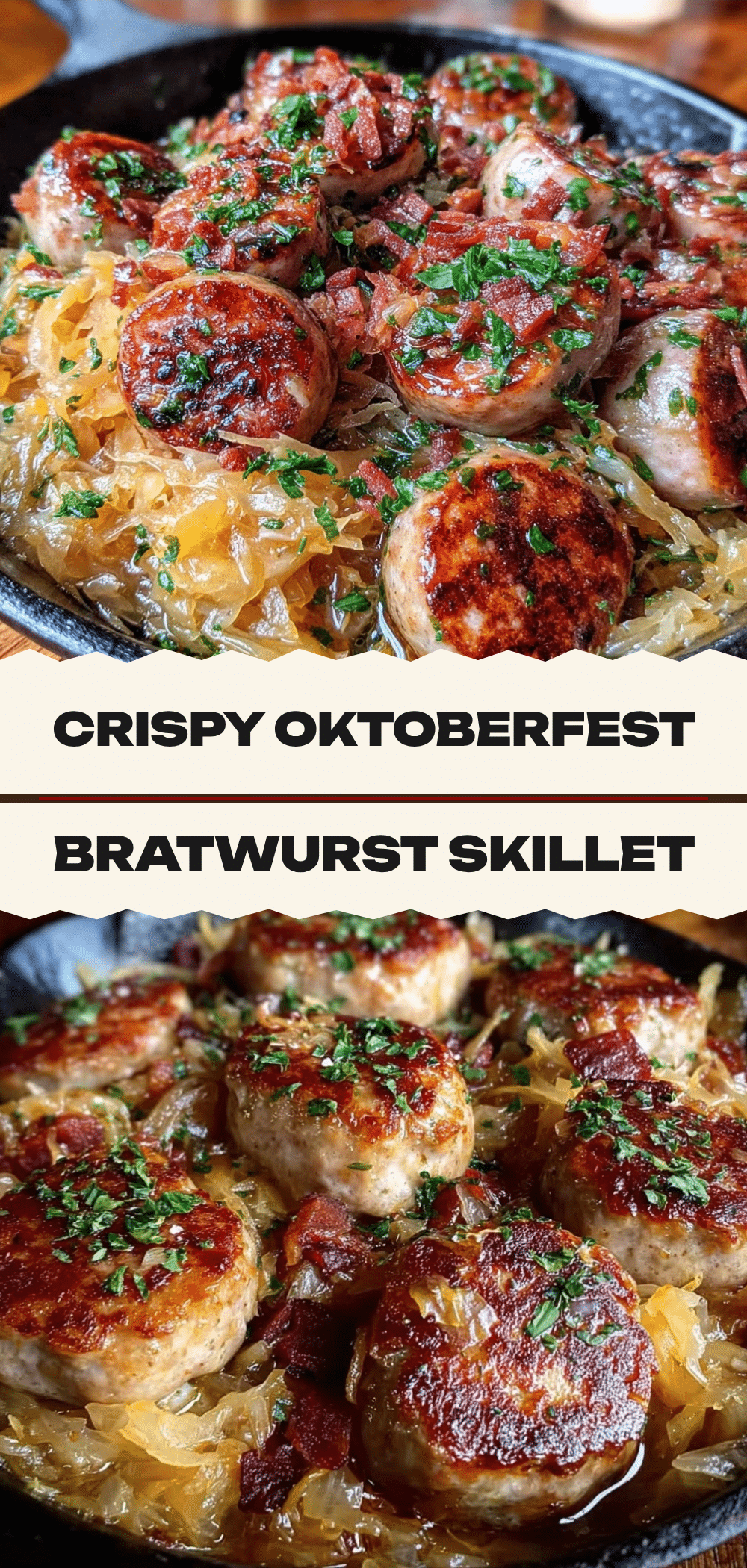 Crispy Oktoberfest Bratwurst Skillet: Easy Party Appetizer 5 Oktoberfest Bratwurst Skillet recipe