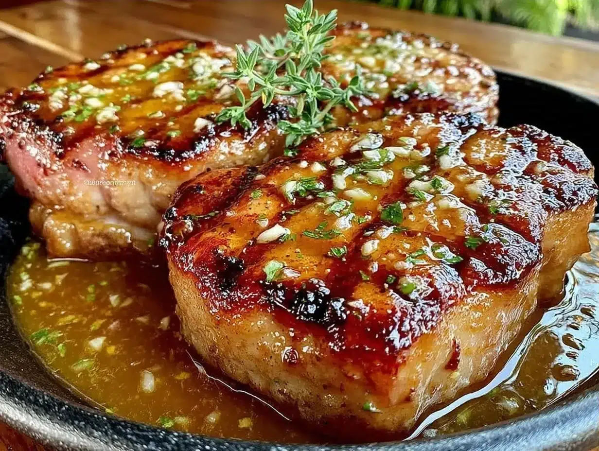 Juicy Pan-Seared Pork Chops: 1 Trick for Perfect Sear 4 pan-seared pork chops preparation steps