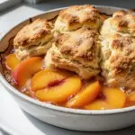 peach cobbler - featured image