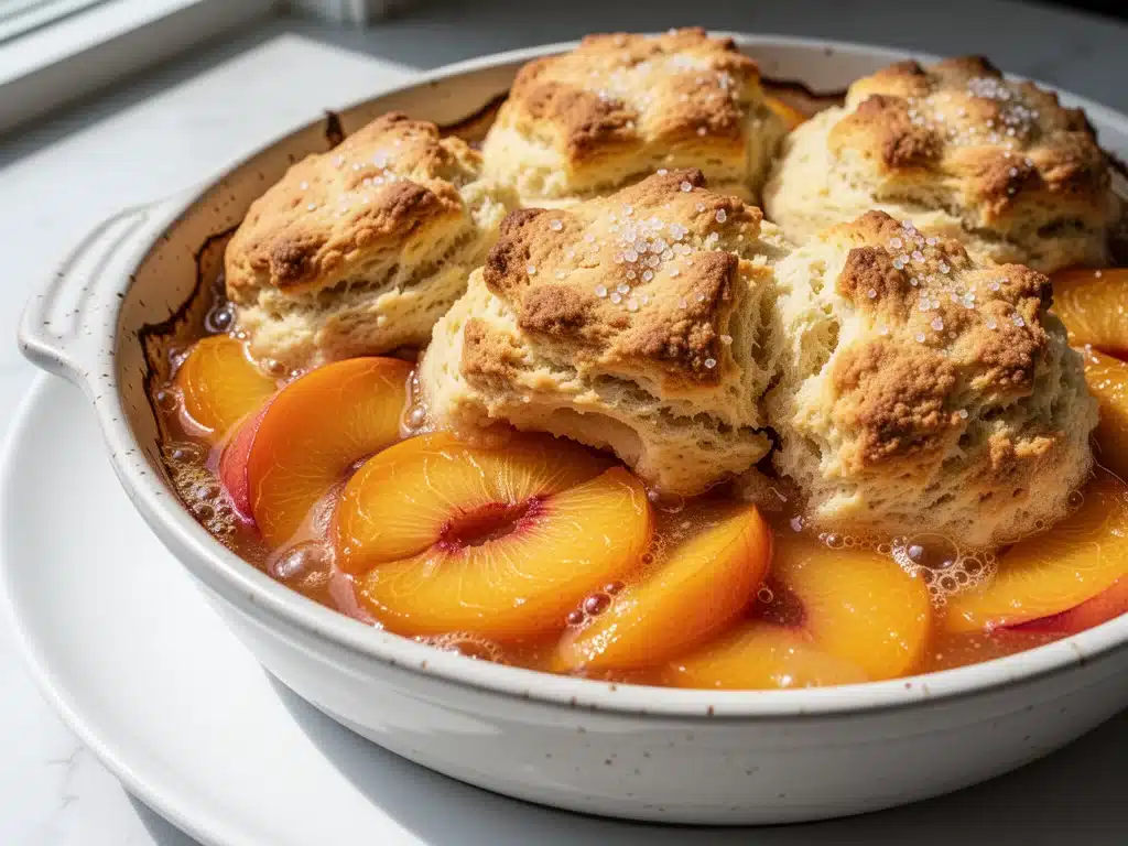 Home 4 peach cobbler - featured image