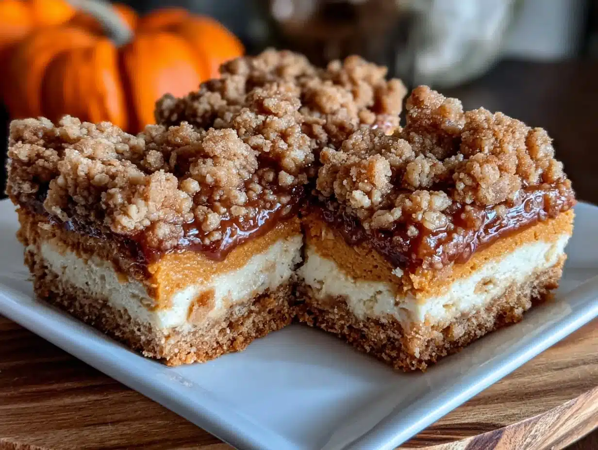 Home 7 pumpkin cheesecake bars - featured image