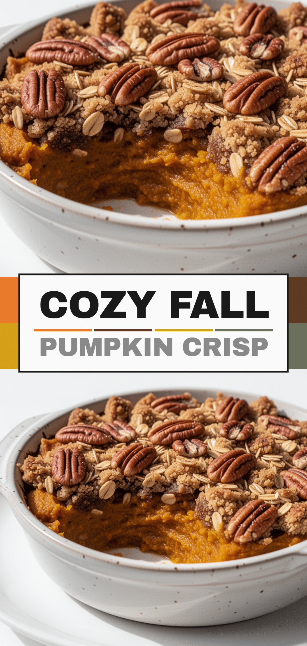 Fall Spiced Pumpkin Crisp: 5-Ingredient Easy Autumn Dessert 5 pumpkin crisp recipe