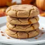 pumpkin spice snickerdoodle cookies - featured image