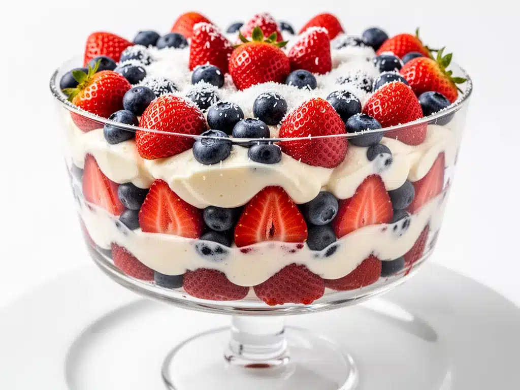 Red White and Blue Berry Trifle: Easy Patriotic Dessert 4 Red White and Blue Berry Trifle preparation steps