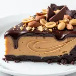 rich chocolate peanut butter pie - featured image