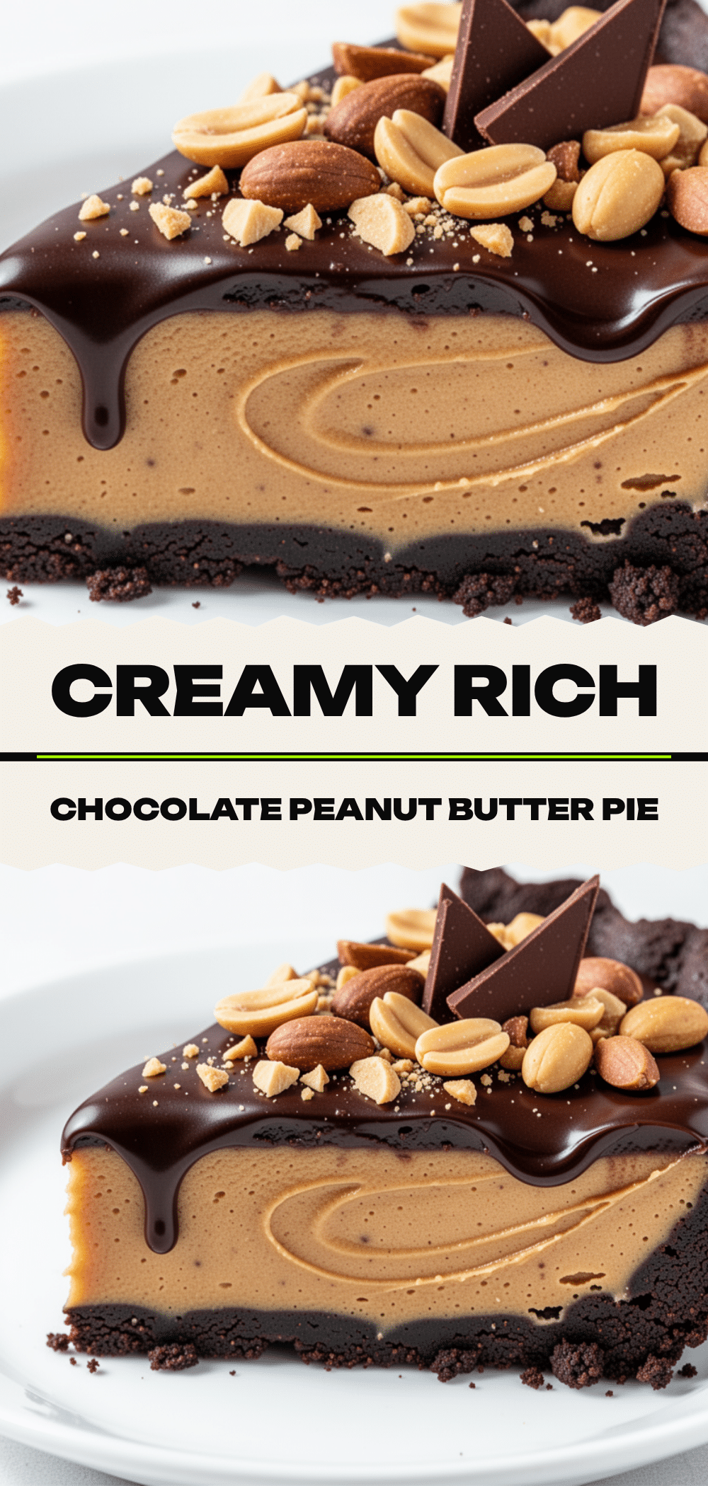 Rich Chocolate Peanut Butter Pie: Best No Bake Dessert 5 rich chocolate peanut butter pie recipe