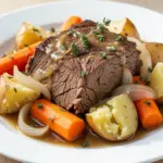 slow cooker pot roast - featured image