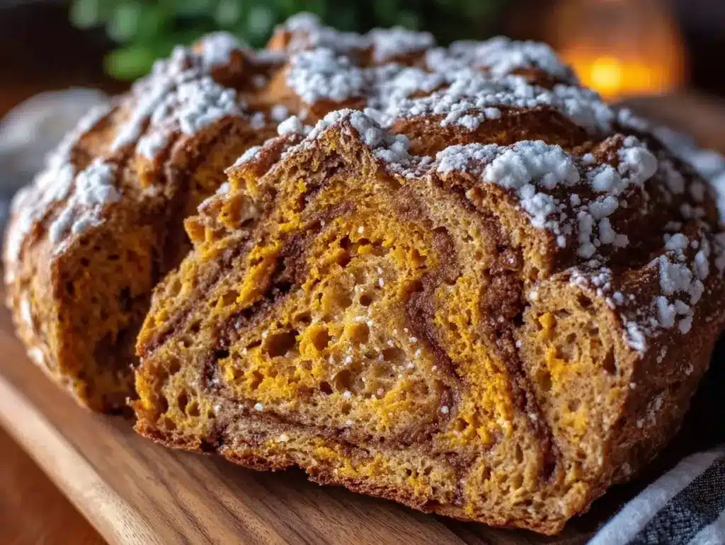 small-batch pumpkin sourdough bread - featured image