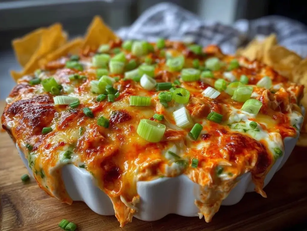 smoked buffalo chicken dip - featured image