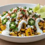 Smoky Grilled Corn Elote Salad - featured image