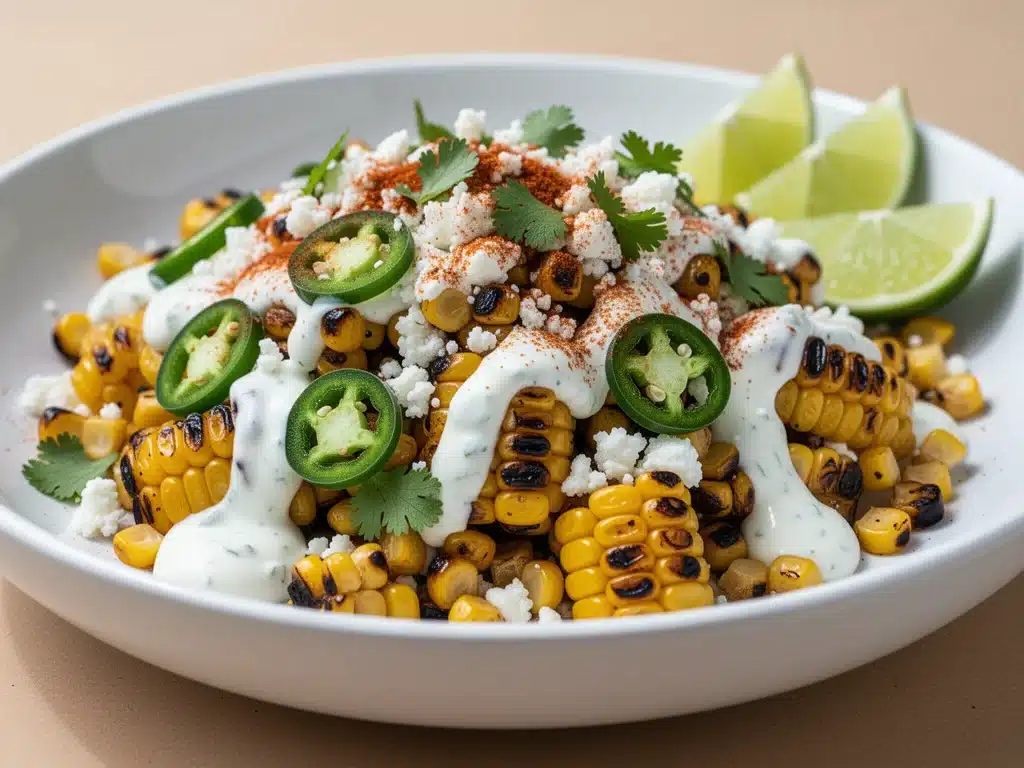 Home 3 Smoky Grilled Corn Elote Salad - featured image