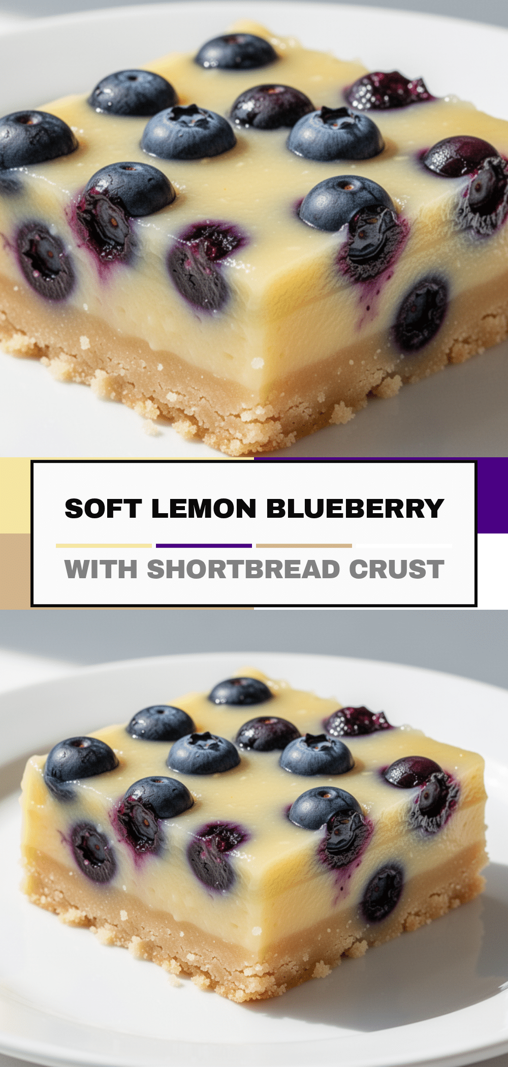 Soft Lemon Blueberry Bars: 4-Ingredient Easy Dessert 5 soft lemon blueberry bars recipe