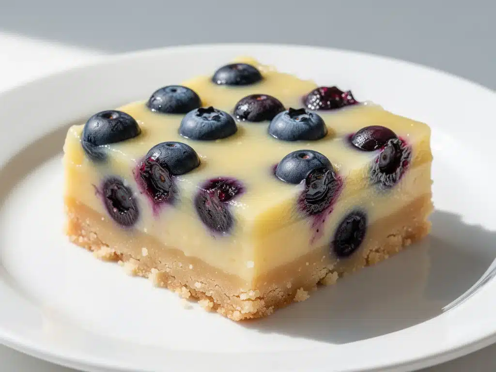 Home 5 soft lemon blueberry bars - featured image