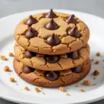 soft peanut butter blossom cookies - featured image