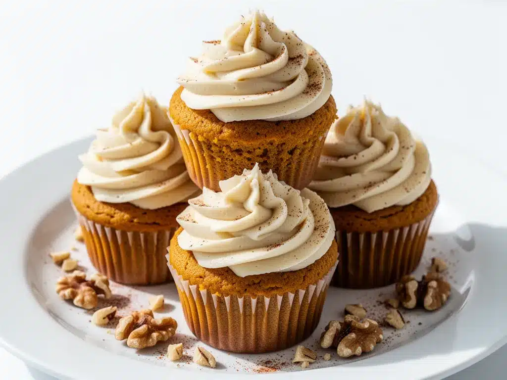 Soft Pumpkin Cupcakes with Cream Cheese Frosting 4 soft pumpkin cupcakes preparation steps