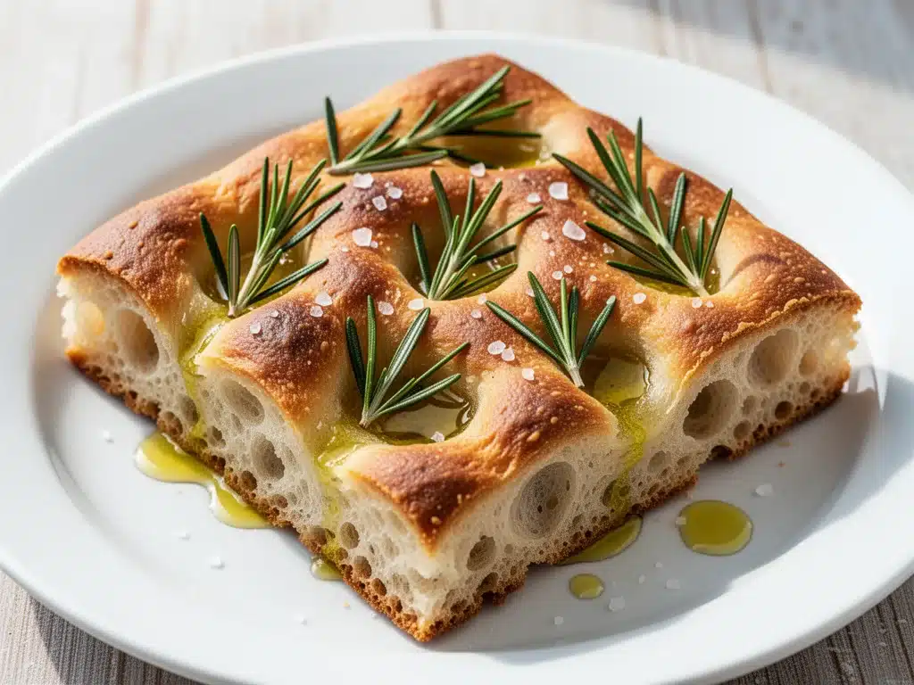 Home 2 sourdough focaccia with rosemary - featured image
