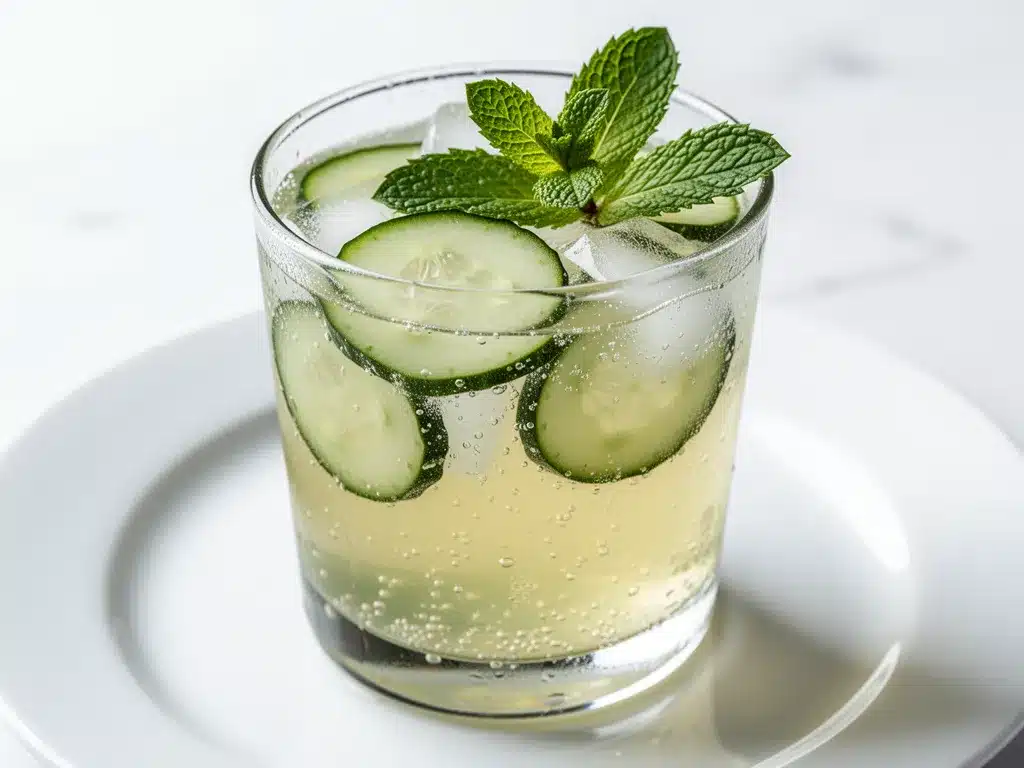 Sparkling Cucumber Mint Lemonade: Best Easy Summer Drink 4 sparkling cucumber mint lemonade preparation steps