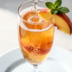 Sparkling Peach Bellini Punch - featured image