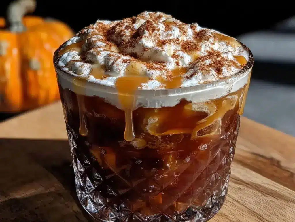 starbucks copycat pumpkin cream cold foam coffee - featured image