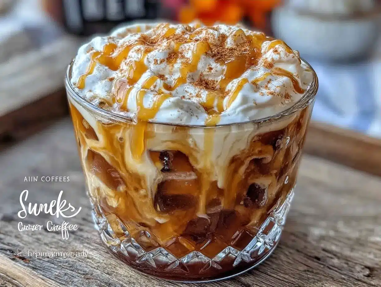 Starbucks Copycat Pumpkin Cream Cold Foam Coffee 4 starbucks copycat pumpkin cream cold foam coffee preparation steps