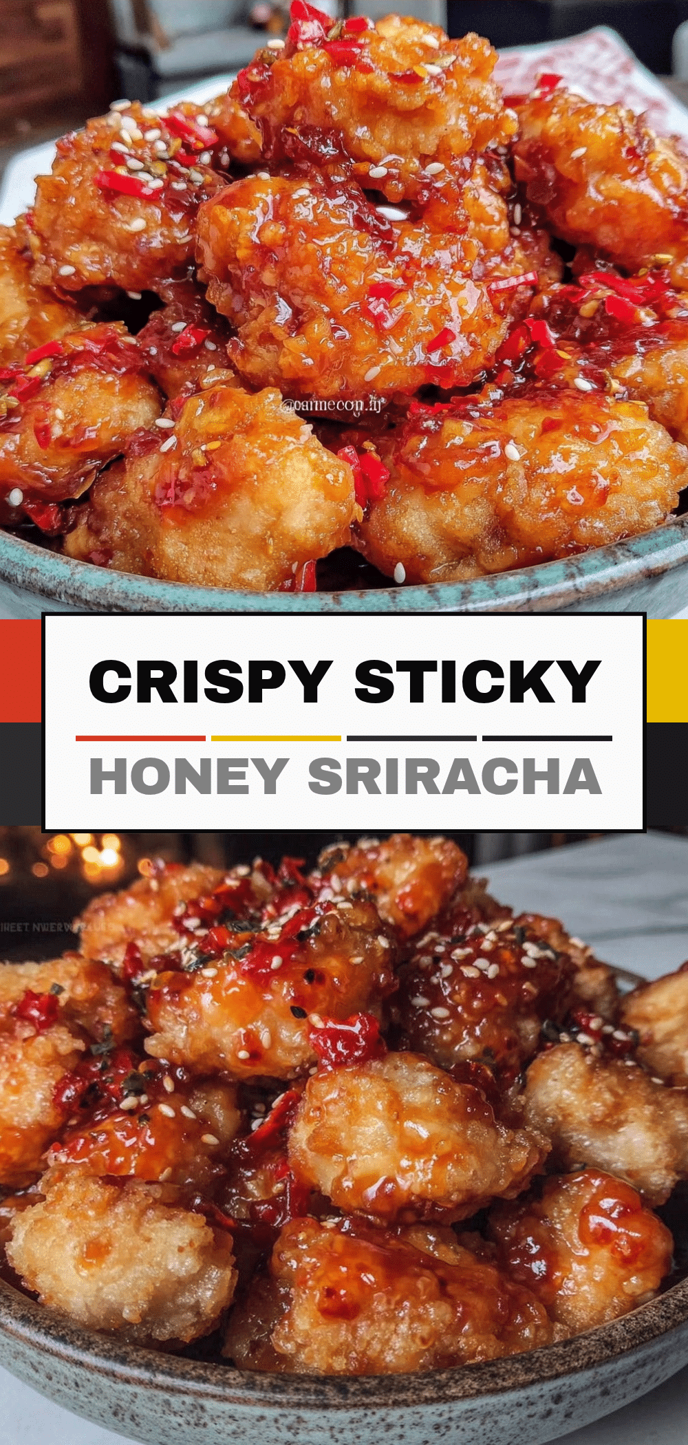 Sticky Honey Sriracha Chicken Bites: 20-Min Global Flavor Adventure 5 Sticky Honey Sriracha Chicken Bites recipe