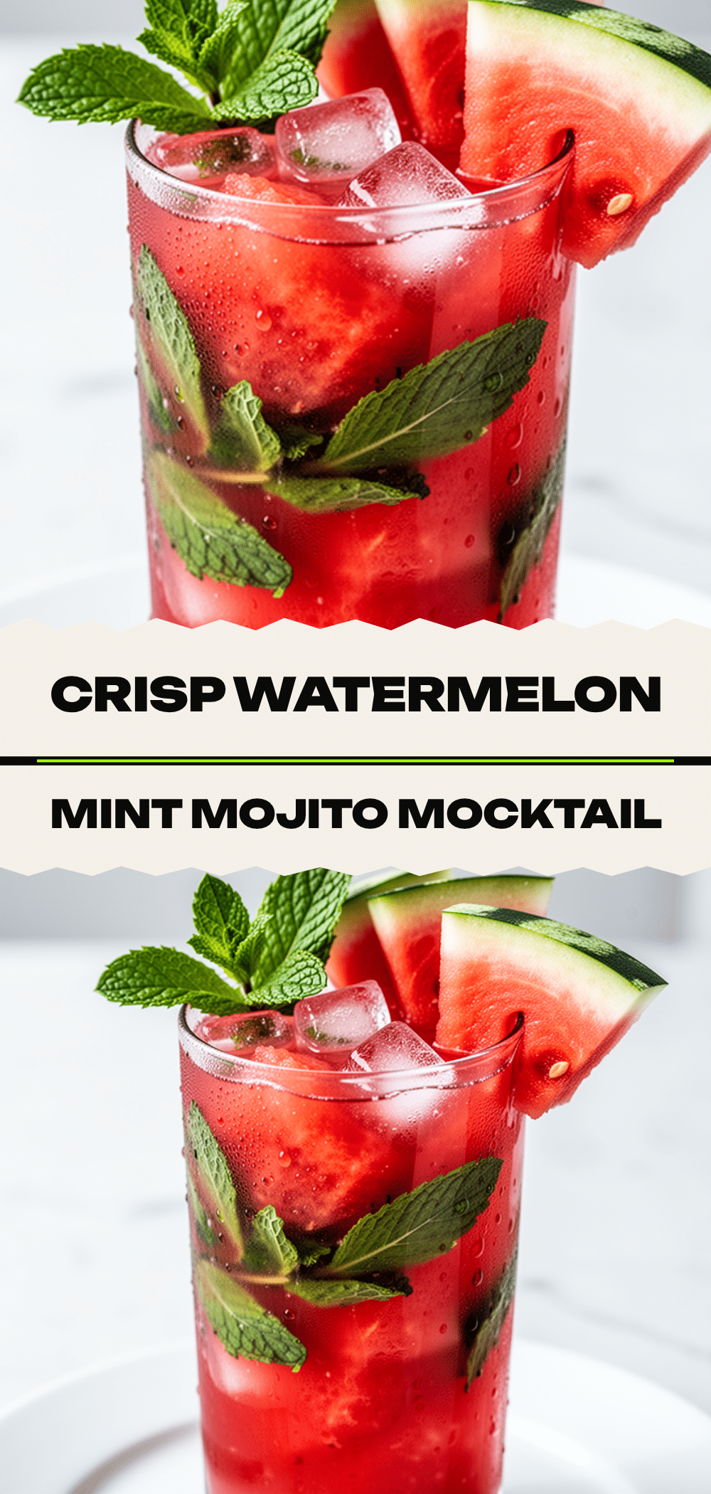 Watermelon Mint Mojito Mocktail: 5 Easy Summer Drinks 5 watermelon mint mojito mocktail recipe